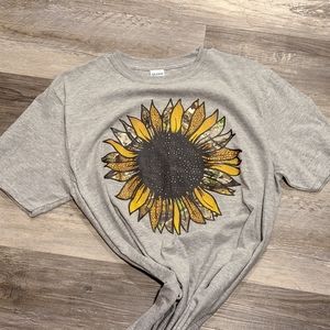 Camo Sunflower Tee